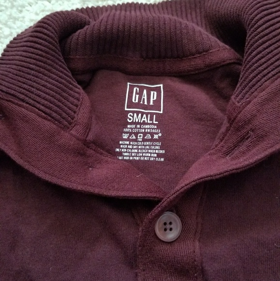 Gap Shawl-Collar Pullover Sweater - 100% Cotton - Picture 2 of 2